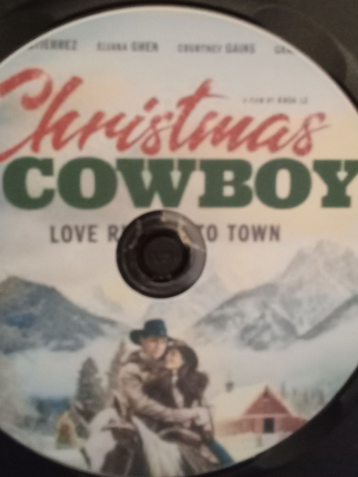 Christmas Cowboy (2024) DVD with Elania Ghen **SALE*in a DVD CASE with COVER ART