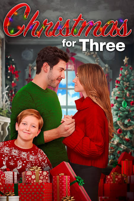 Christmas For Three (2025) DVD with Ashley Brinkman in a DVD CASE with COVER ART (CASE SALE)