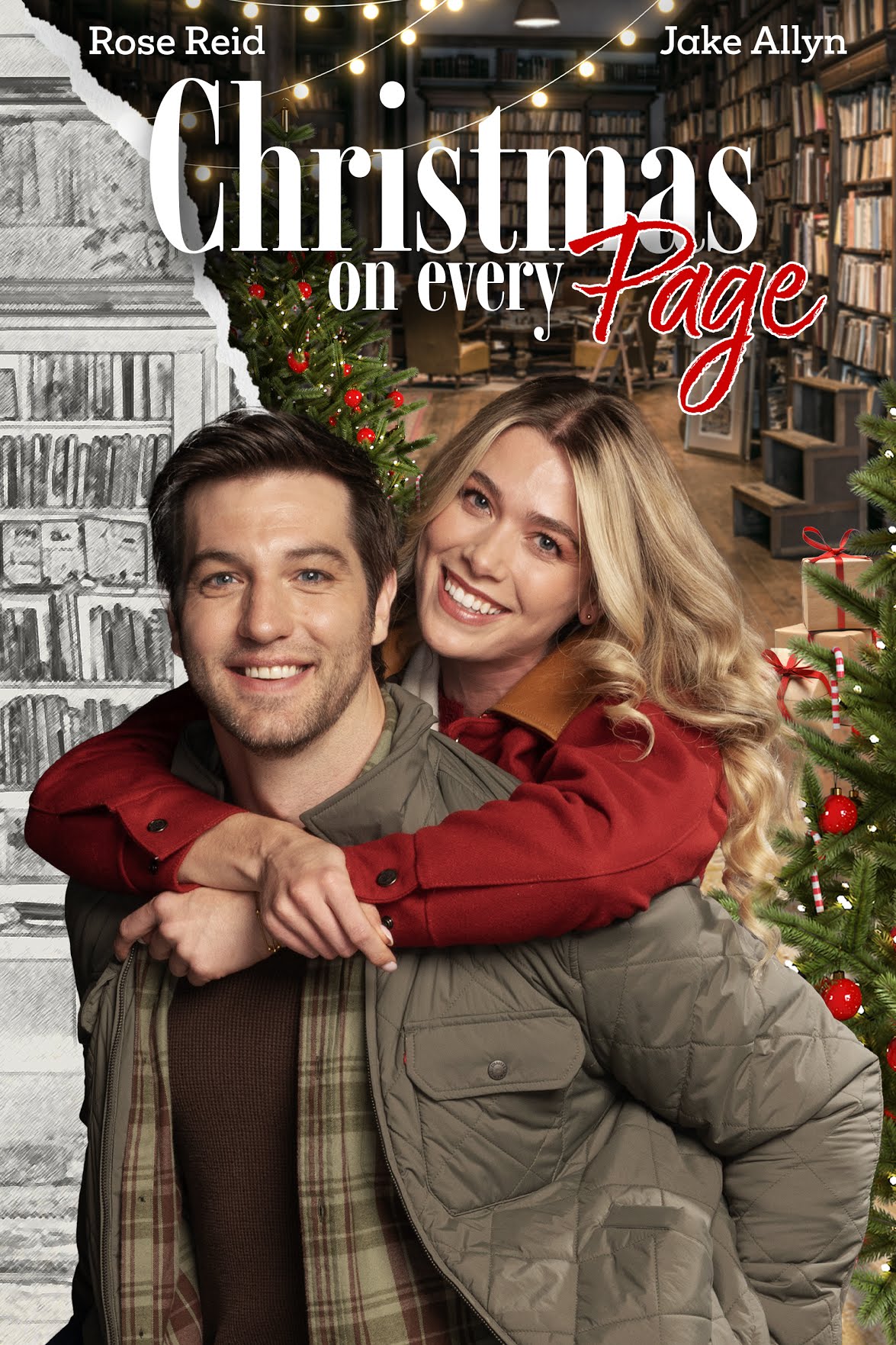 Christmas On Every Page (2025) DVD with Jake Allyn & Rose Reid **SALE**