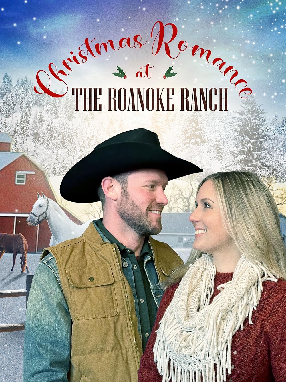 Christmas Romance at the Roanoke Ranch (2024) DVD with Kristen Ryda