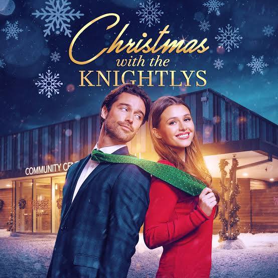 Christmas With the Knightlys (2023) DVD with Celeste Desjardins in a DVD CASE with COVER ART.
