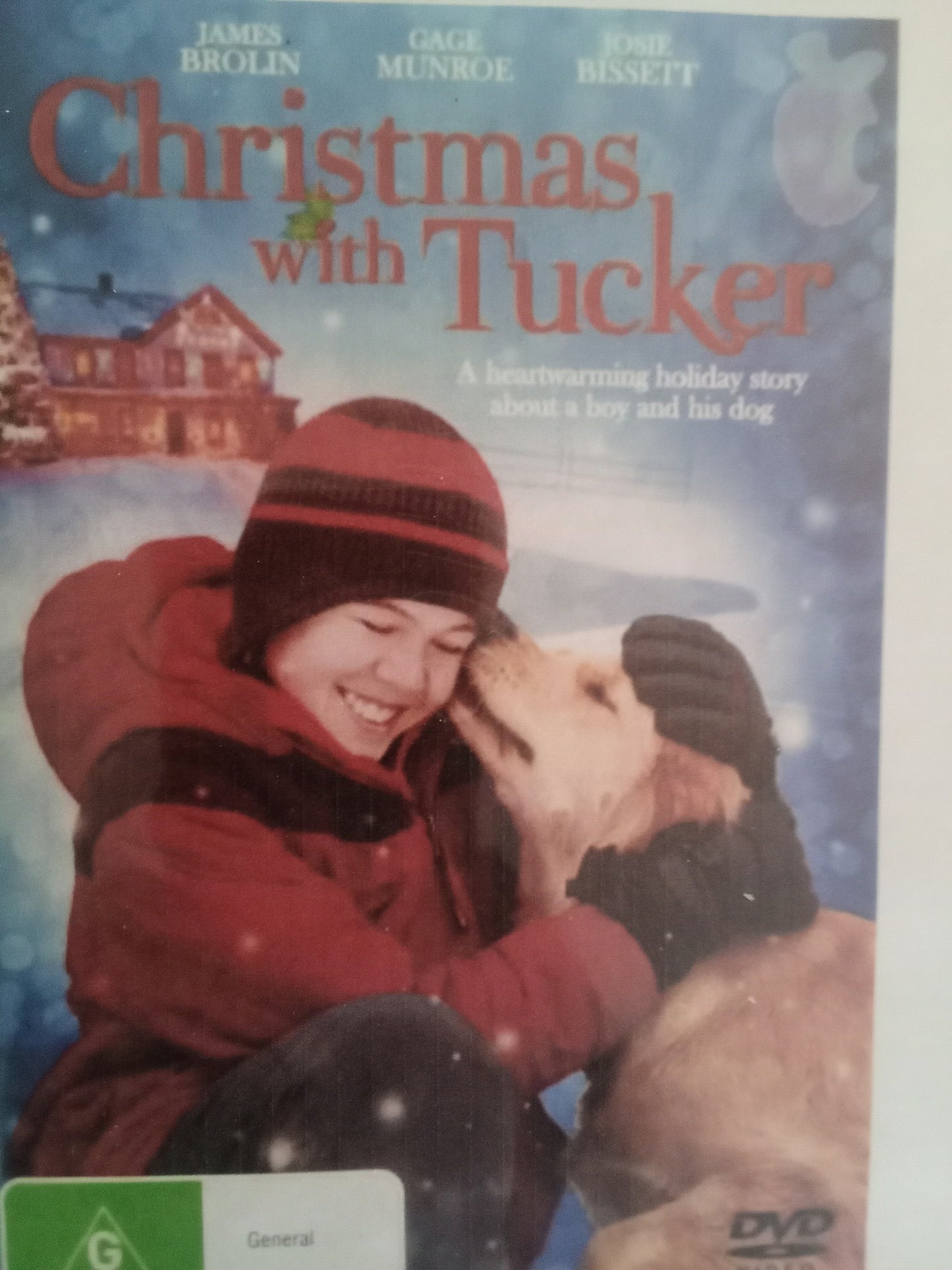 Christmas With Tucker (2013) DVD with Josie Bisset in a DVD CASE with COVER ART