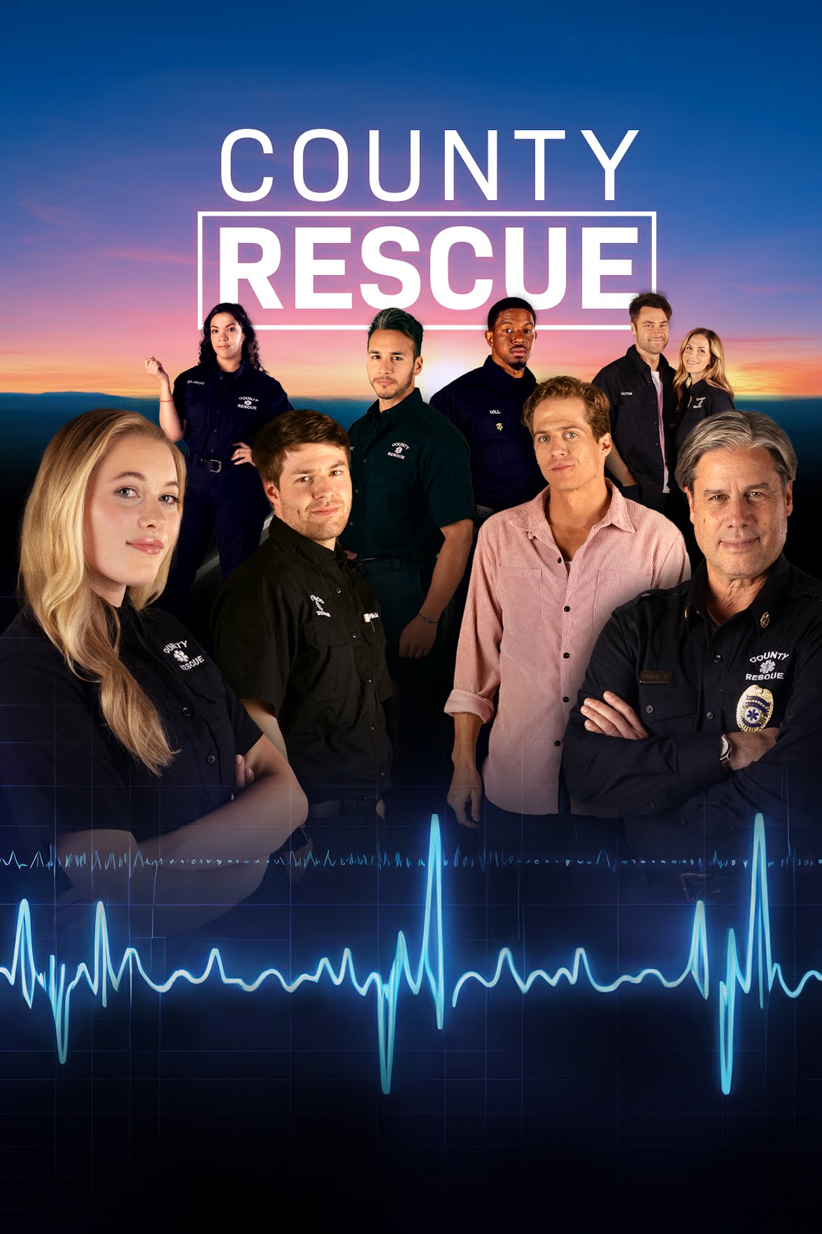 County Rescue Season TWO (2025) DVD with Julia Reilly in a DVD CASE with COVER ART