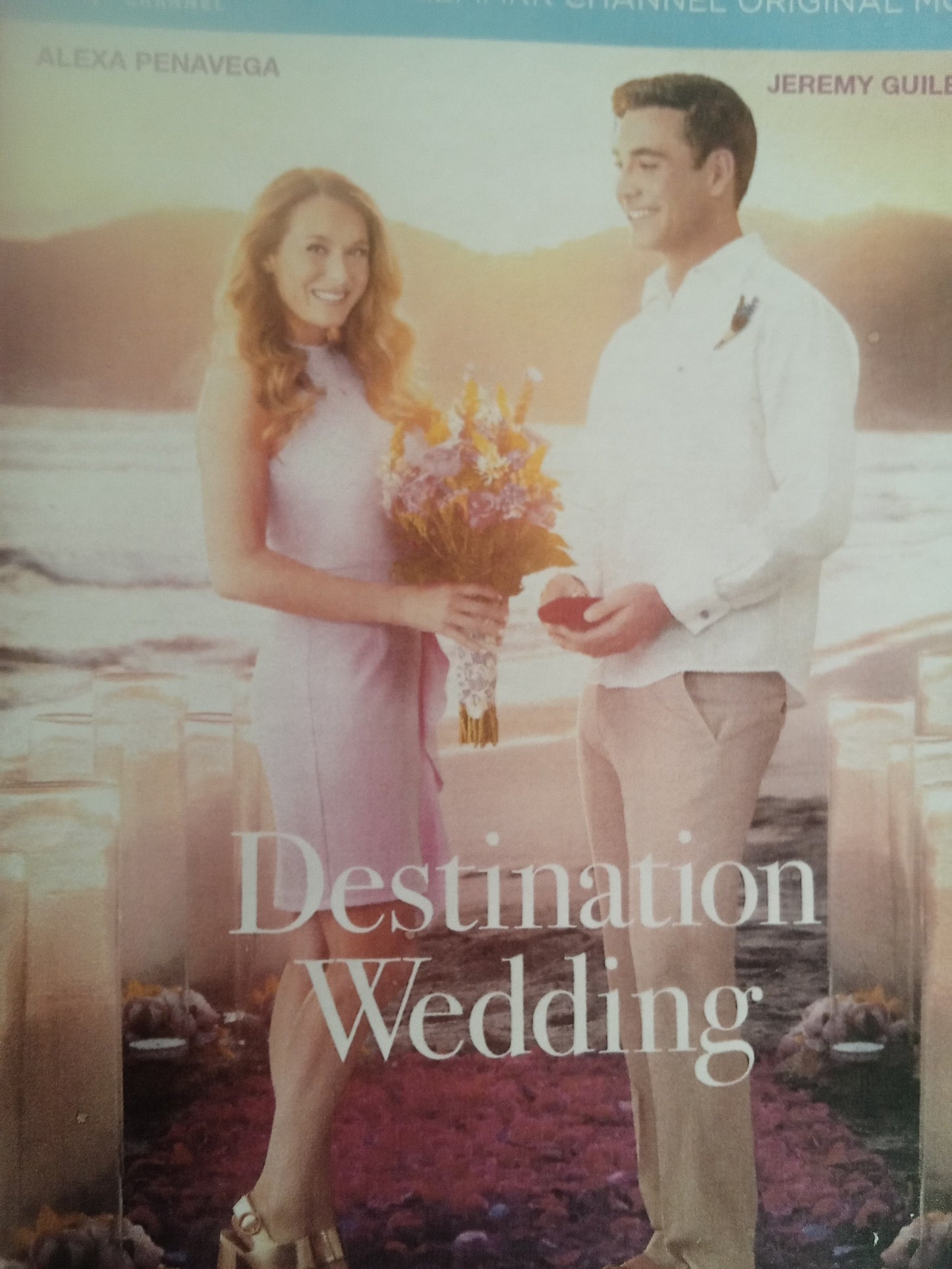 Destination Wedding (2017) DVD with Alexa PenaVegas in a DVD CASE with COVER ART