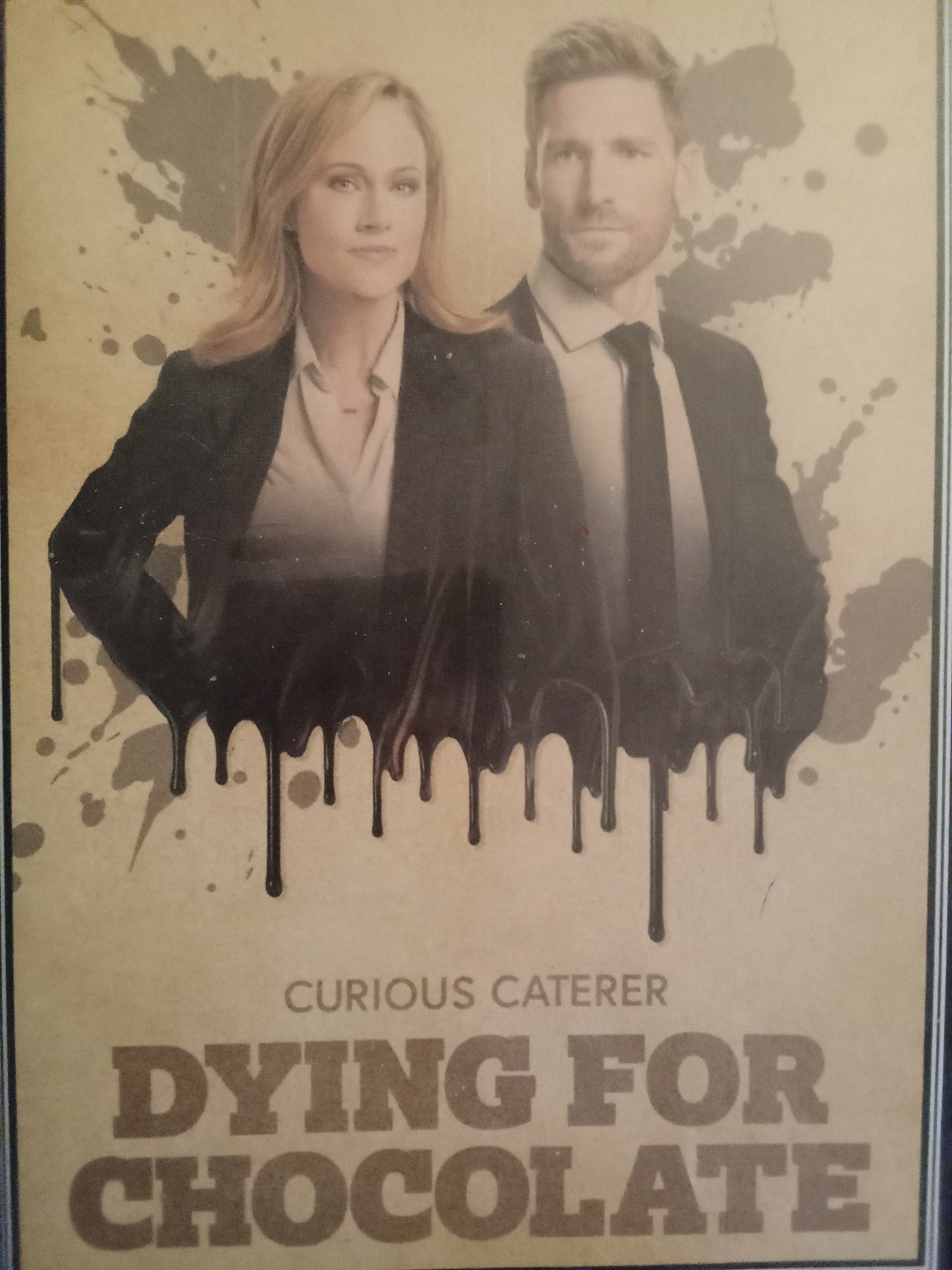 Curious Caterer: Dying For Chocolate (2022) DVD with Nikki DeLoach & Andrew Walker in a DVD CASE with COVER ART
