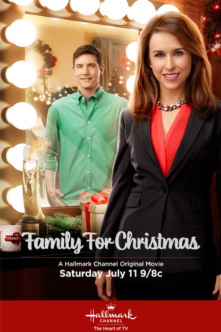 Family for Christmas (2015) DVD with Lacey Chabert in a DVD CASE with COVER ART
