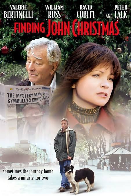 Finding John Christmas (2003) DVD with Valerie Bertinelli & Peter Falk in a DVD Case with cover art