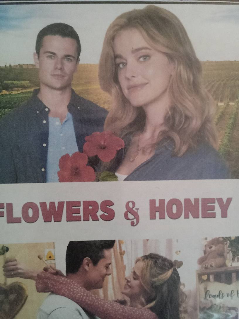 Flowers & Honey (2021) DVD with Ashley Newbrough in a DVD CASE with COVER ART **CASE SALE $14.25