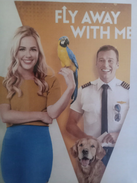 Fly Away With Me (2022) DVD with Natalie Hall (TOP 25) in a DVD CASE with COVER ART