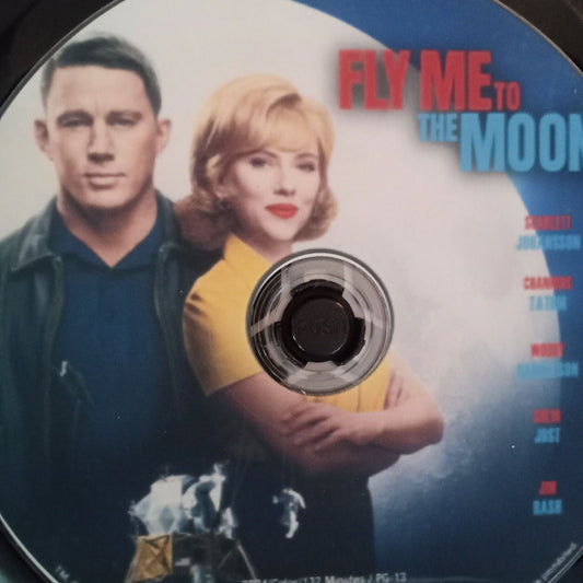 Fly Me to the Moon (2024) DVD with Scarlett Johnasson & Channing Tanning