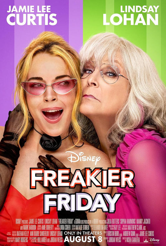 Freakier Friday (2025) DVD with Lindsey Lohan & Jamie Lee Curtis in a DVD CASE with COVER ART ***NEW