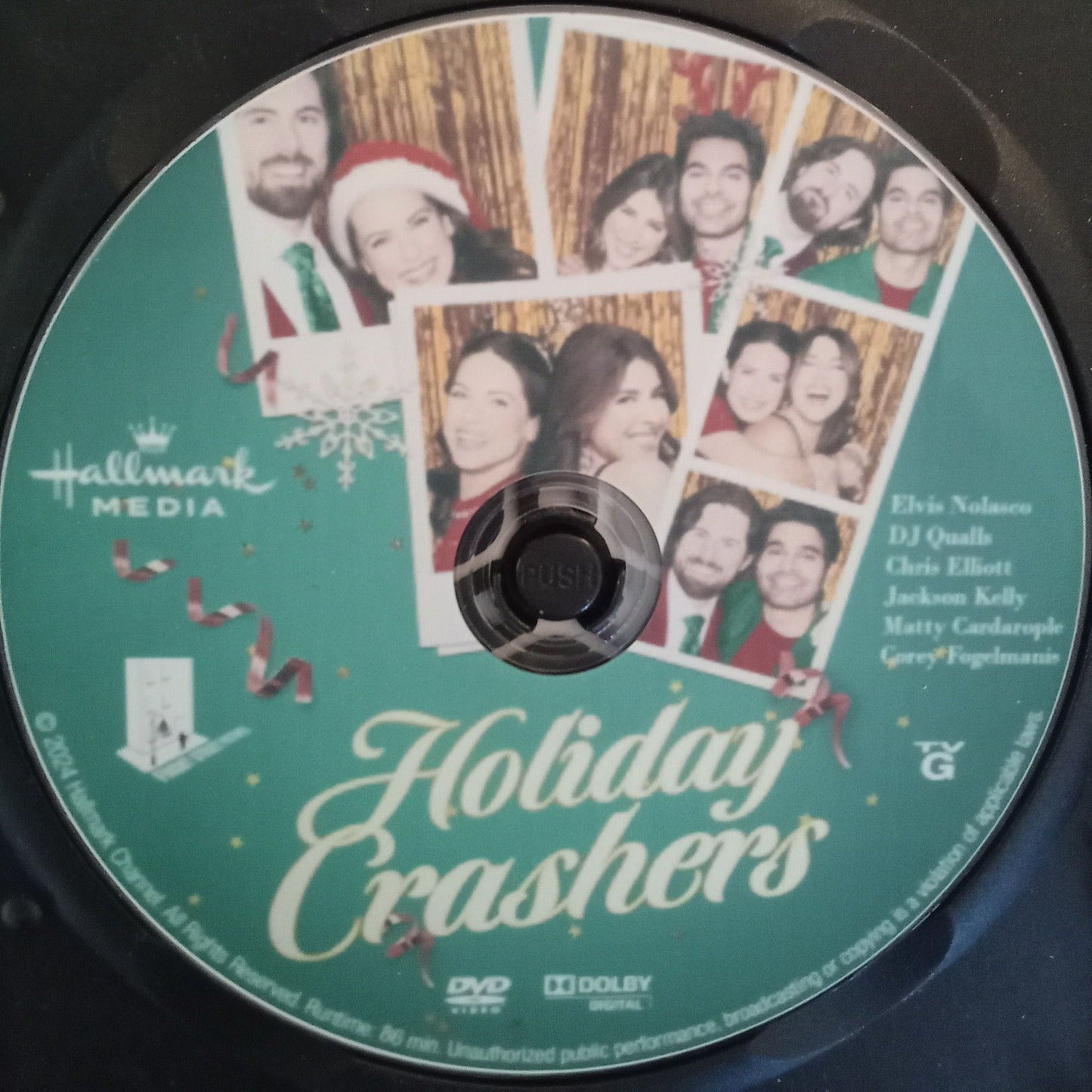 Holiday Crashers (2024) DVD with Lyndsy Fonseca and Chris McNally in a DVD CASE with COVER ART ***SALE**