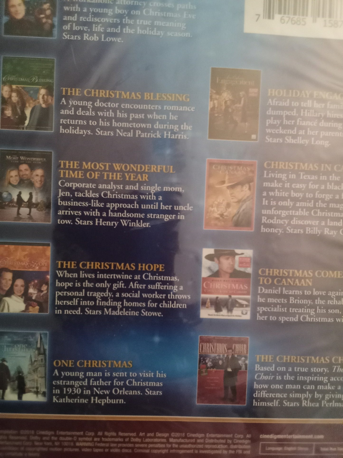 Holiday Miracle 9 (2024) DVD Brand New in DVD case/shrink wrapped 9 movies