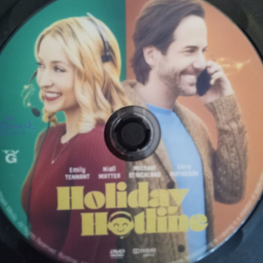 Holiday Hotline (2023) DVD with Emily Tennant & Niall Matter