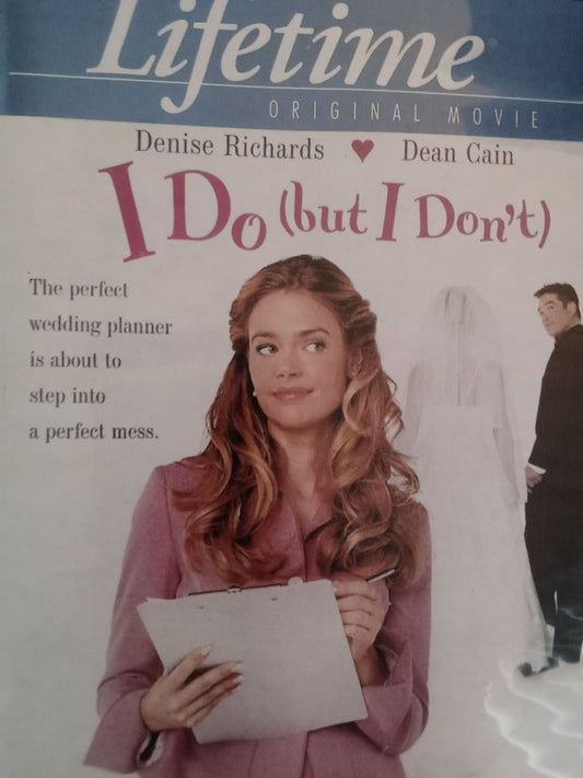 I  Do (but I Don't) (2004) DVD with Denise Richards & Dean Cain in DVD case with artwork