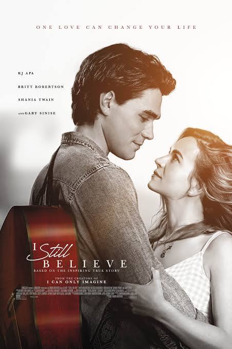 I Still Believe (2020) DVD with Shania Twain & Nathan Parsons