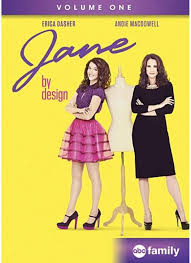 Jane By Design (2012) (Season One) (3 discs) (18 episodes) DVD with Erica Dasher & Andie McDowell in a DVD CASE with COVER ART