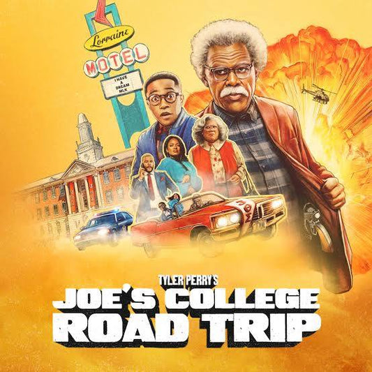 Joe's College Road Trip (2026) DVD with Tyler Perry in a DVD CASE with the COVER ART