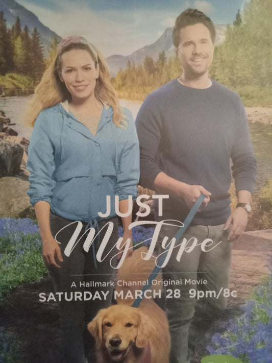 Just My Type (2020) DVD with Bethany Joy Lenz &  Brett Dalton in a DVD Case with cover art