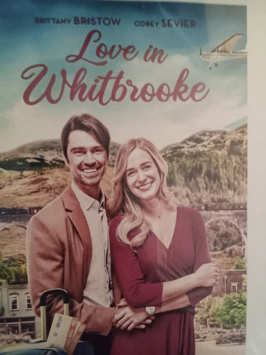Love in Whitbrooke (2021) DVD with Corey Sevier & Brittany Bristow in a DVD Case with the art work