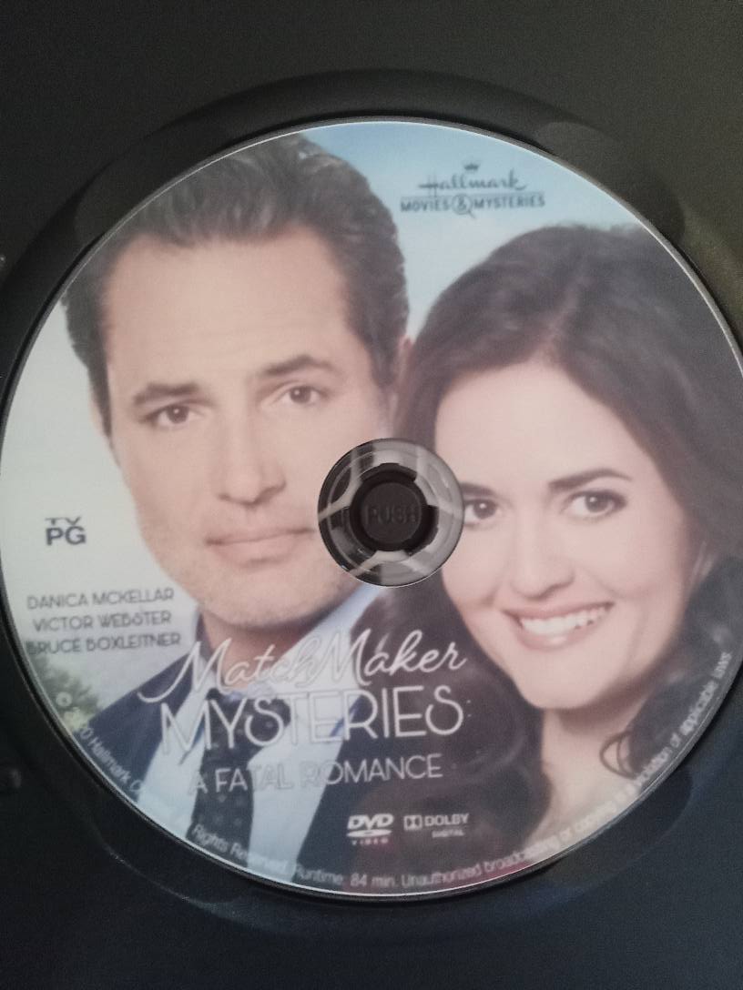 Matchmaker Mysteries: A Fatal Romance (2020) DVD with Danica McKeller & Victor Webster in a DVD CASE with COVER ART
