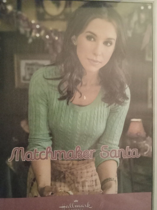 A Matchmaker Santa (2012) DVD with Lacey Chabert in a DVD Case with the artwork