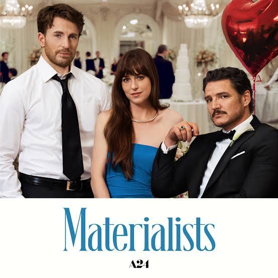Materialistas (2025) DVD with Dakota Johnson & Chris Evans in a DVD CASE with COVER ART