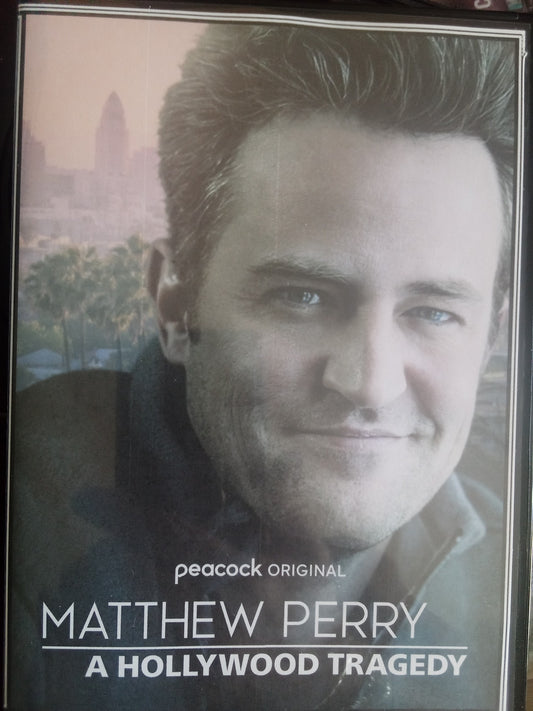 Matthew Perry: A Hollywood Tragedy (2025) DVD Peacock Documentary in a DVD CASE with COVER ART