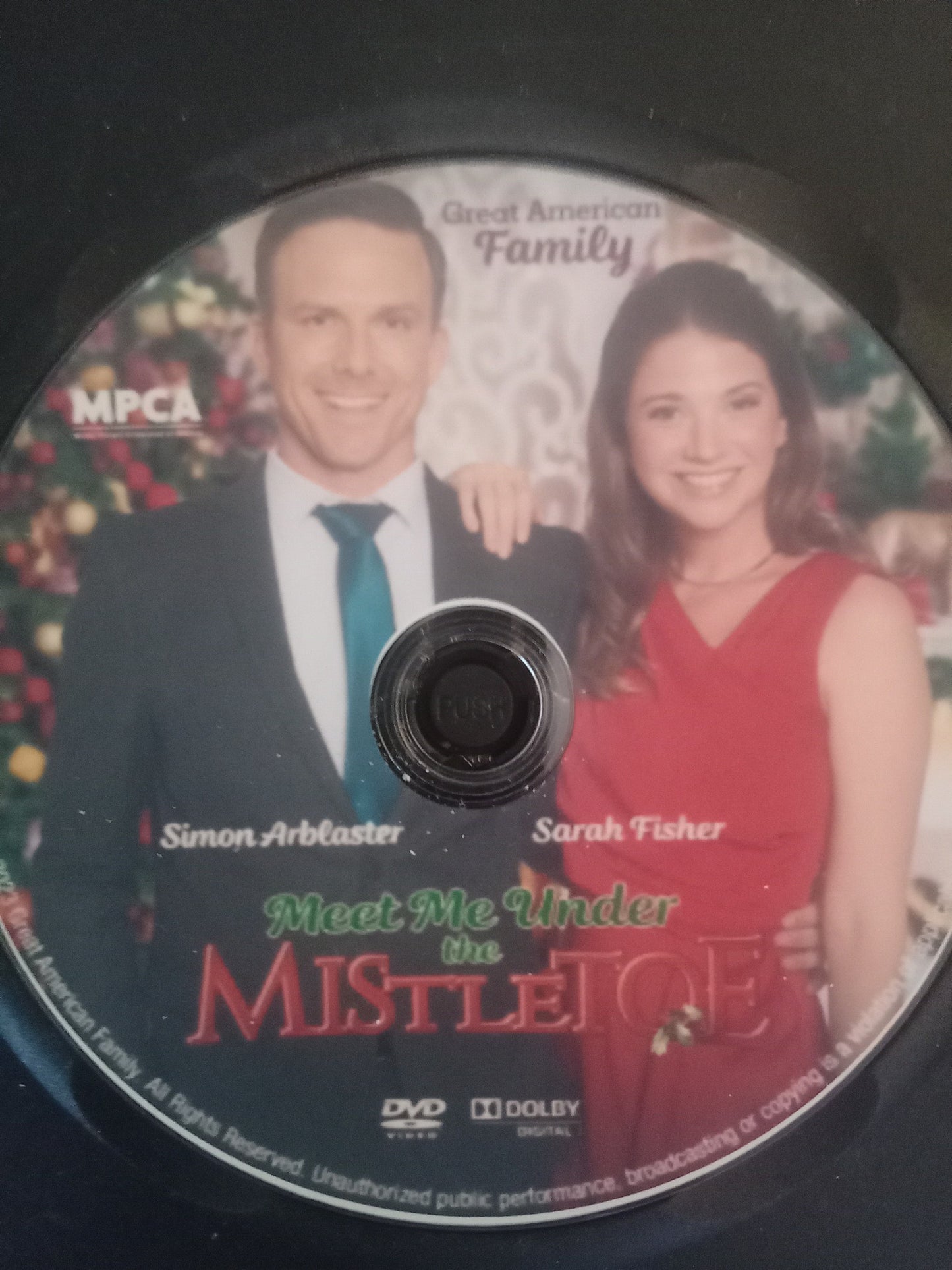 Meet Me Under the Mistletoe (2023) DVD with Sarah Fisher