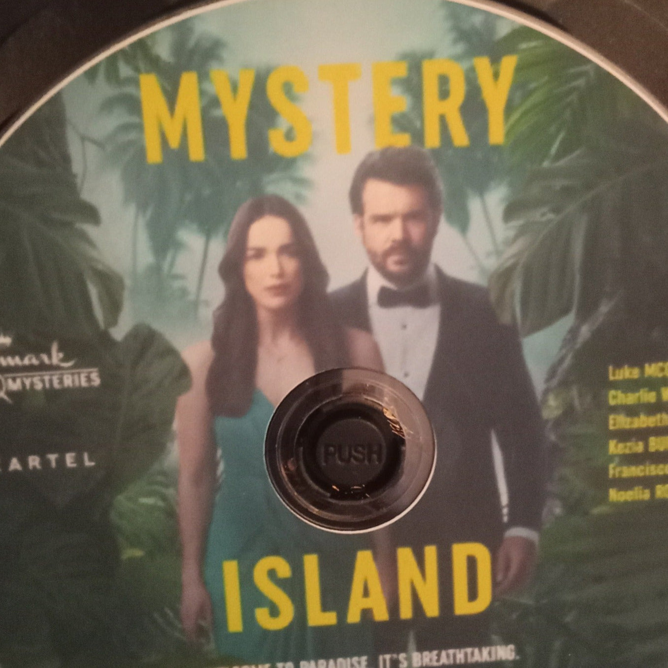 Mystery Island: Winner Takes All (2025) DVD with Elizabeth Henstridge in a DVD case with  cover art