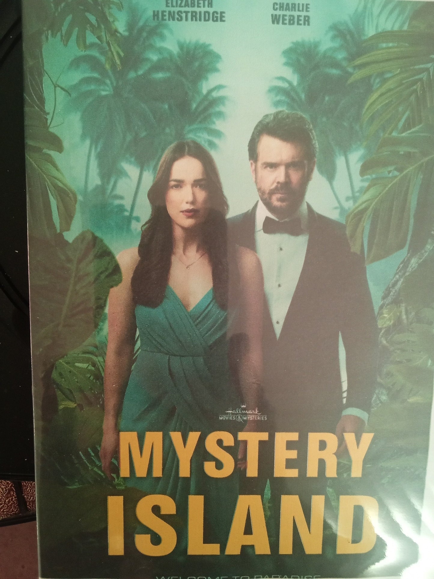 Mystery Island: Winner Takes All (2025) DVD with Elizabeth Henstridge in a DVD case with  cover art