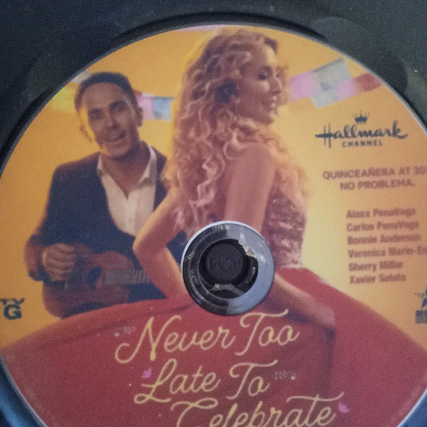 Never Too Late To Celebrate (2023) DVD with Alexa PenaVega