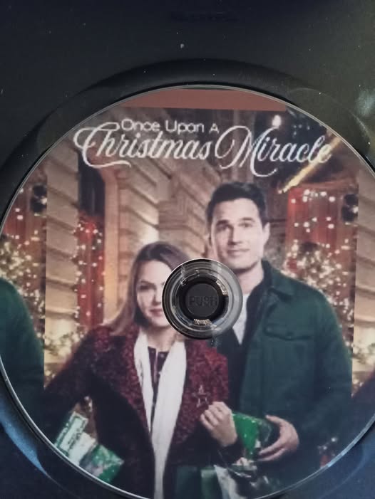 Once Upon A Christmas Miracle (2018) DVD with Aimee Teagarden & Bruce Dalton in a DVD CASE with COVER ART