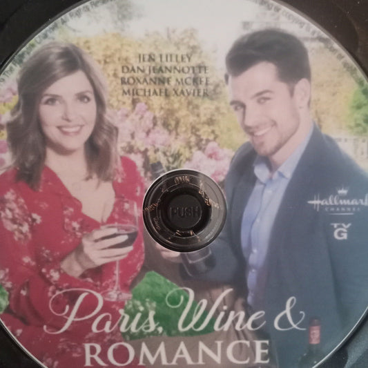 Paris, Wine & Romance (2019) DVD with Jen Lilley & Dan Jeannette