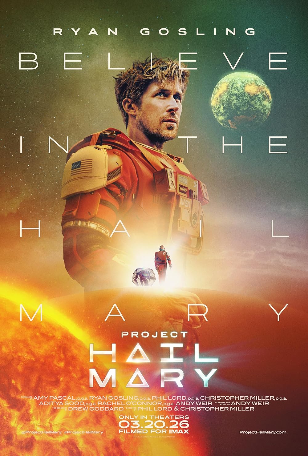 Project Hail Mary (2026) DVD with Ryan Gosling
