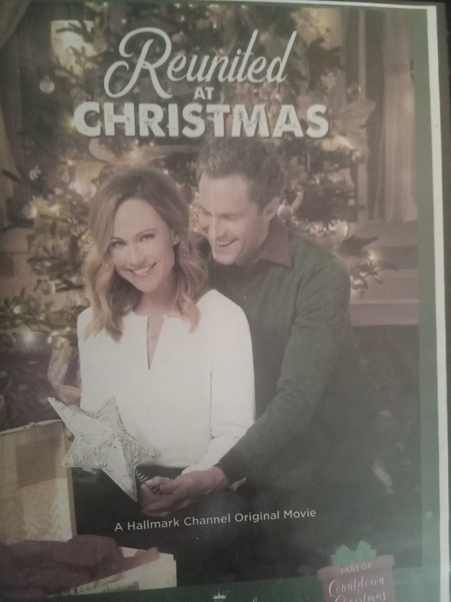 Reunited at Christmas (2018) DVD with Nikki DeLoach in a DVD CASE with COVER ART ***SUPER SALE***