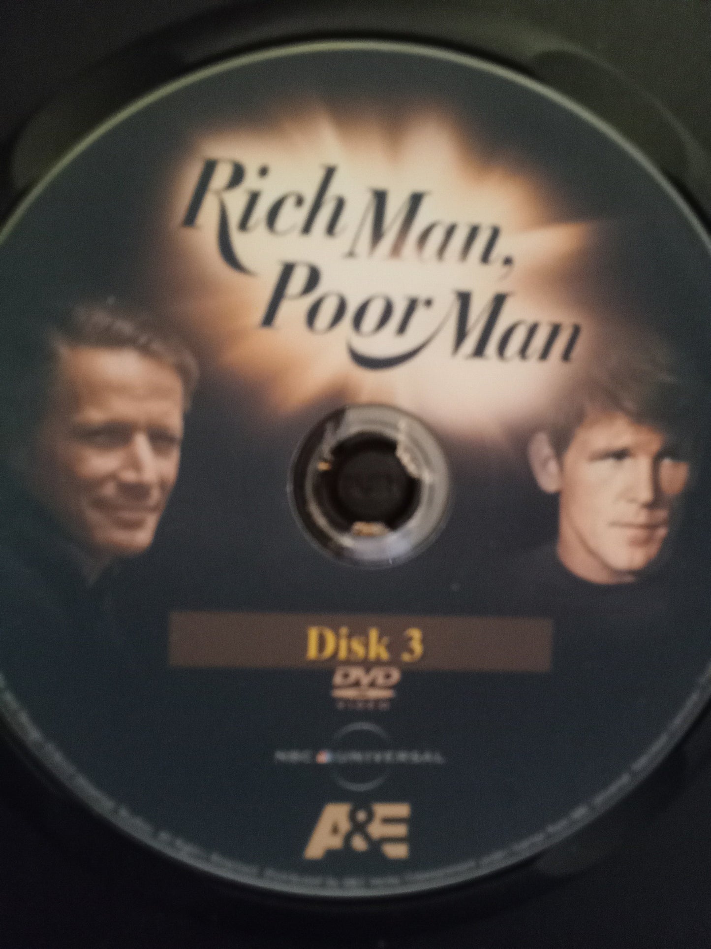 Rich Man Poor Man (1976) DVD with Nick Nolte, Peter Strauss, Susan Blakely (3 DISCS)