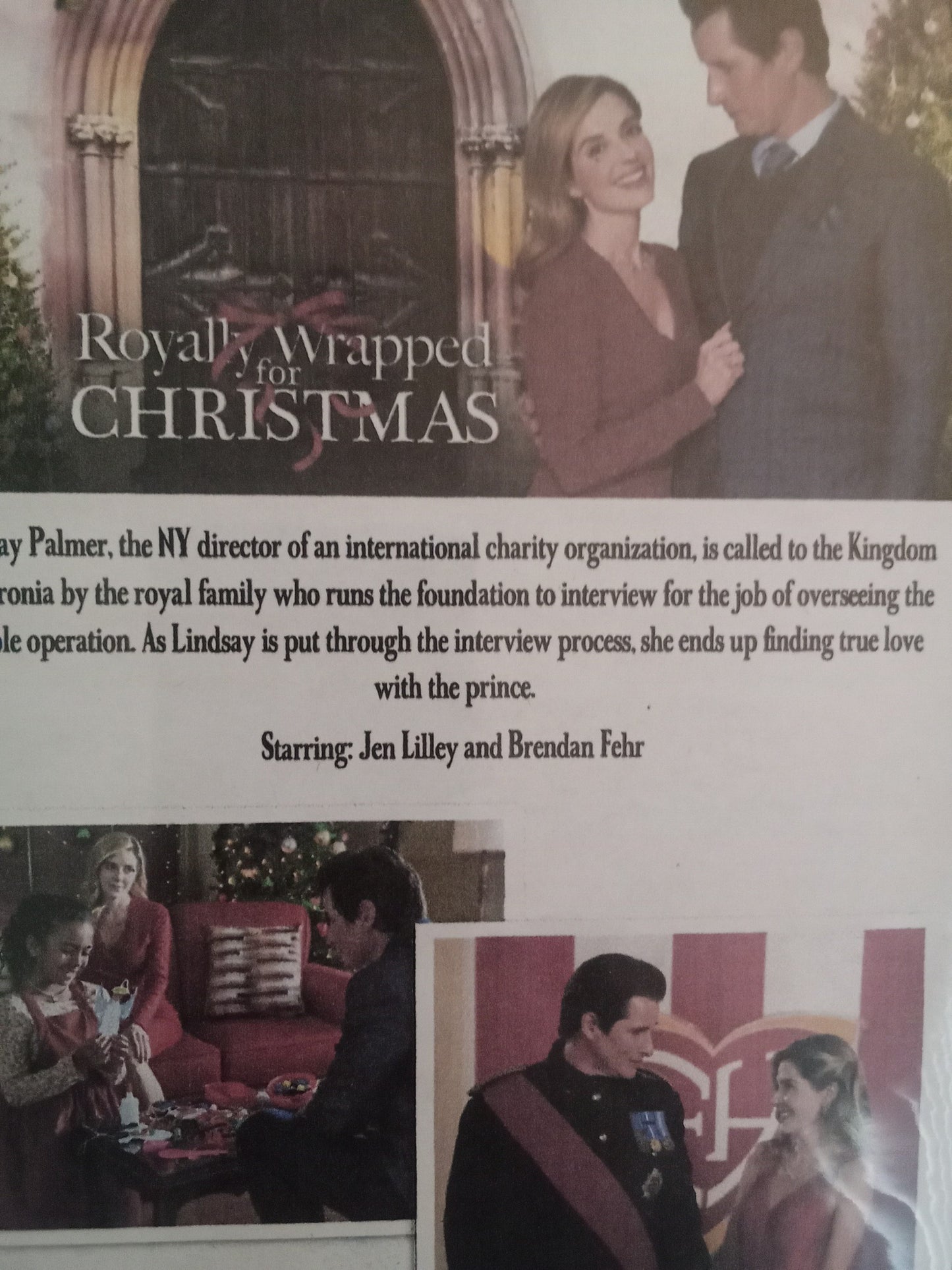 Royally Wrapped for Christmas (2021) DVD with Jen Lilley in a DVD Case with the cover art SALE $14.25