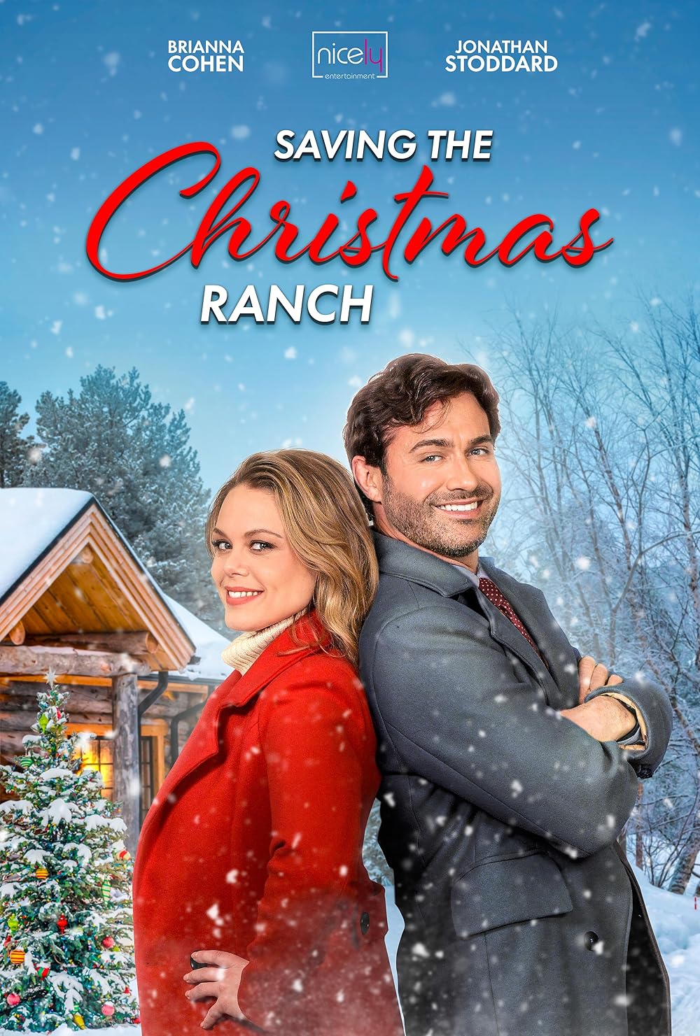 Saving the Christmas Ranch (2025) DVD with Brianna Cohen & Jonathan Stoddard