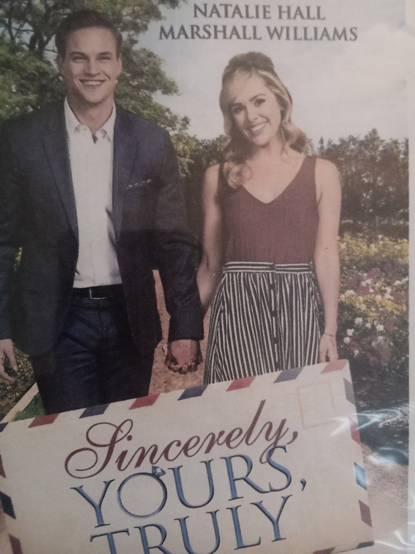 Sincerely, Yours Truly (2020) DVD with Natalie Hall in a DVD Case with cover art