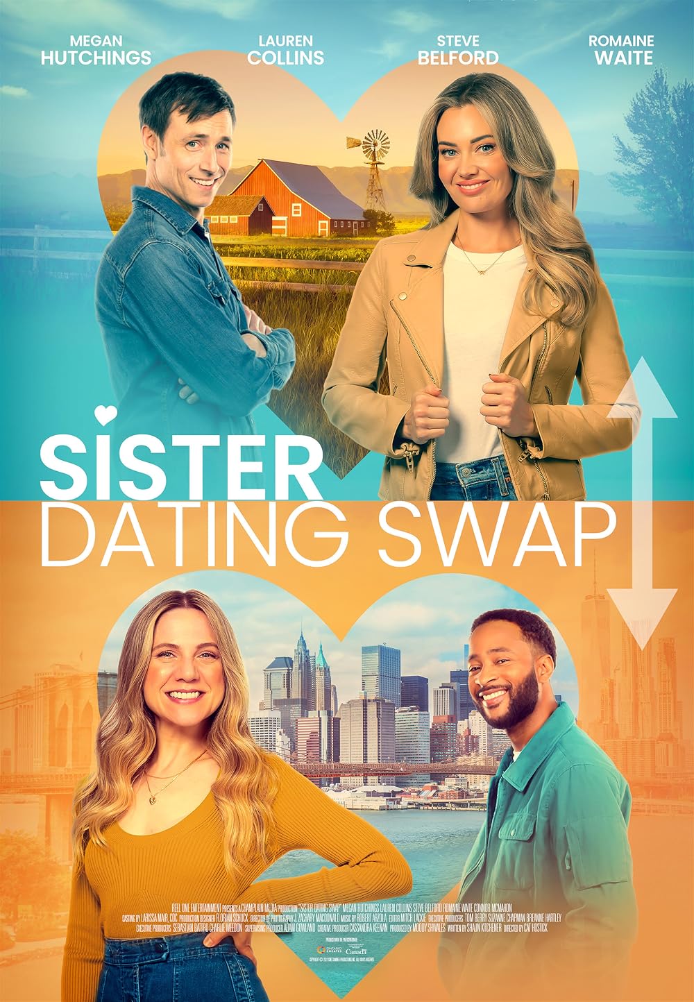 Sister Dating Swap (2023) DVD with Lauren Collins