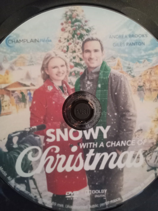 Snowy With A Chance of Christmas (2024) DVD with Andrea Brooks & Giles Panton