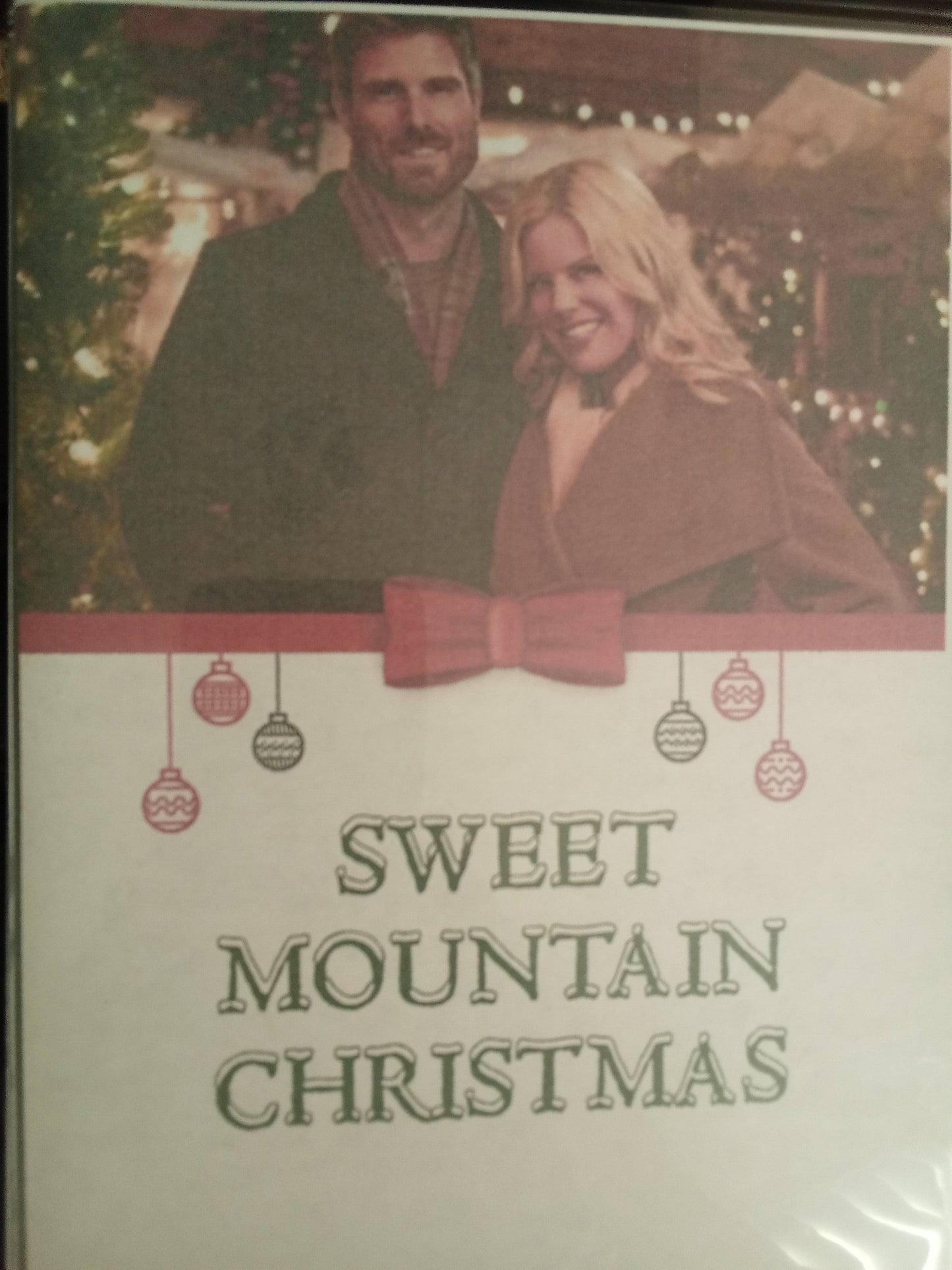 Sweet Mountain Christmas (2019) DVD with Megan Hilty & Marcus Rosner in a DVD CASE with COVER ART