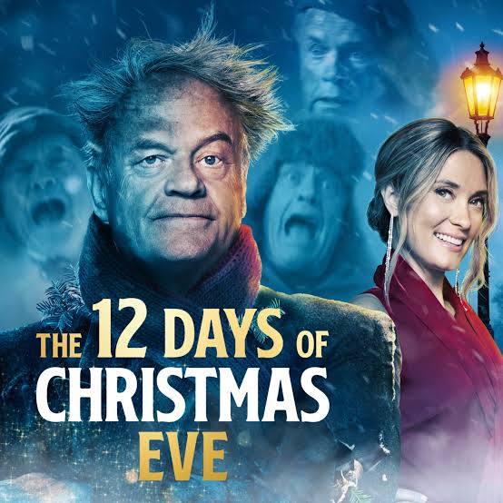 The 12 Days of Christmas Eve (2022) DVD with Kelsey Grammer in a DVD CASE with COVER ART