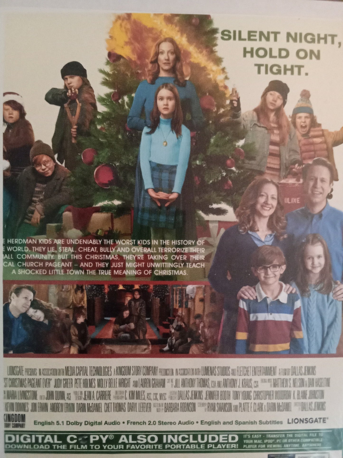 The Best Christmas Pageant Ever (2024) DVD with Judy Greer in a DVD CASE with COVER ART **SALE**