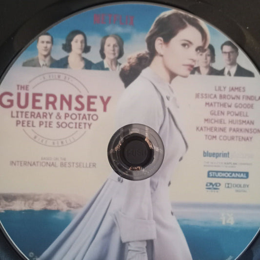 The Guernsey Literary & Potato Peel Pie Society (2018) DVD with Lily James