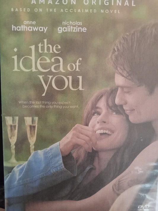 The Idea of You (2024) DVD with Anne Hathaway & Nicholas Galitzine in a DVD Case with cover art **SALE**