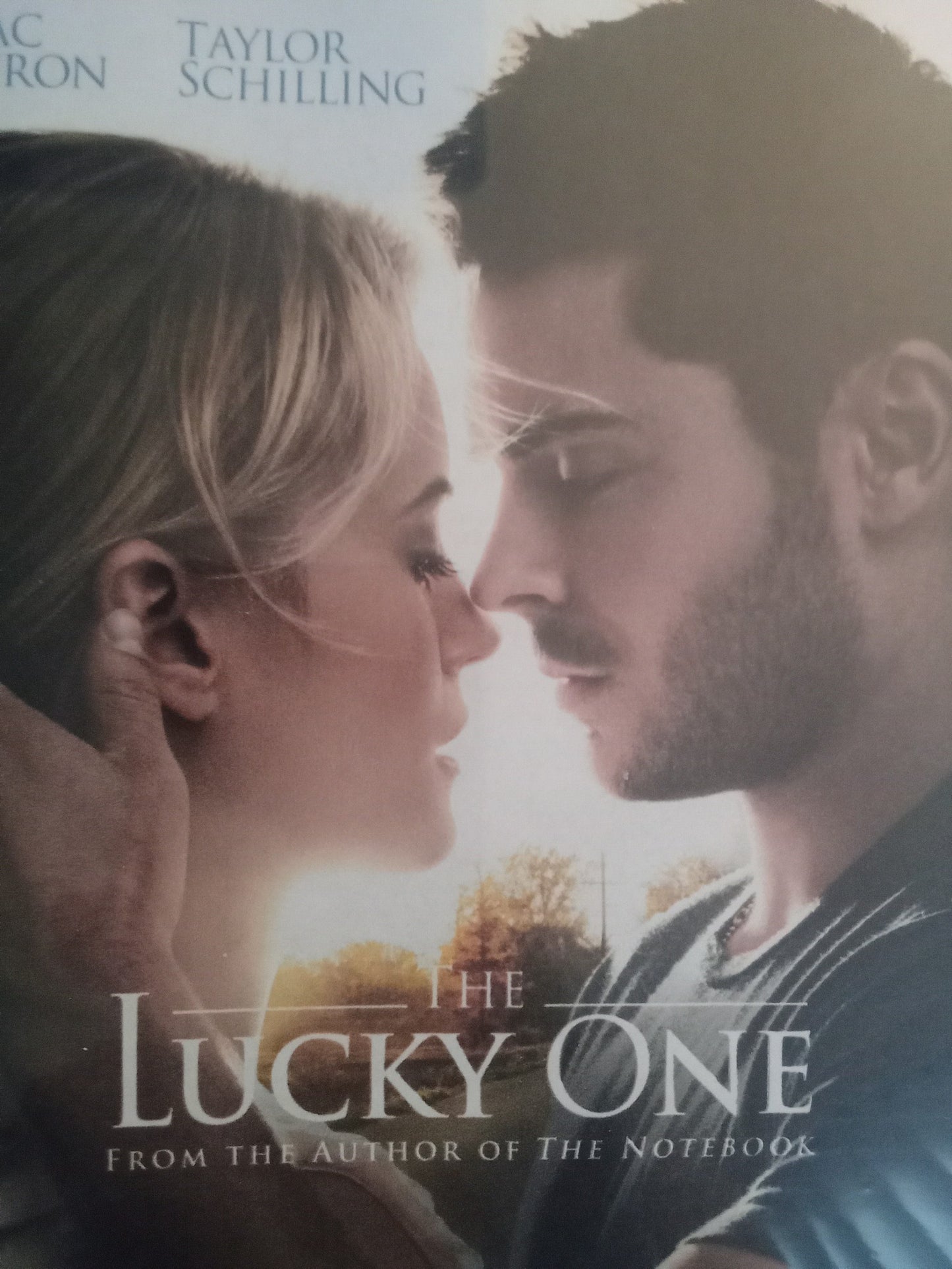The Lucky One (2012) DVD with Zac Efron in a DVD case with cover art