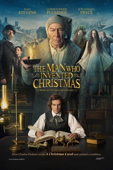 The Man Who Invented Christmas (2017) DVD with Christopher Plummer