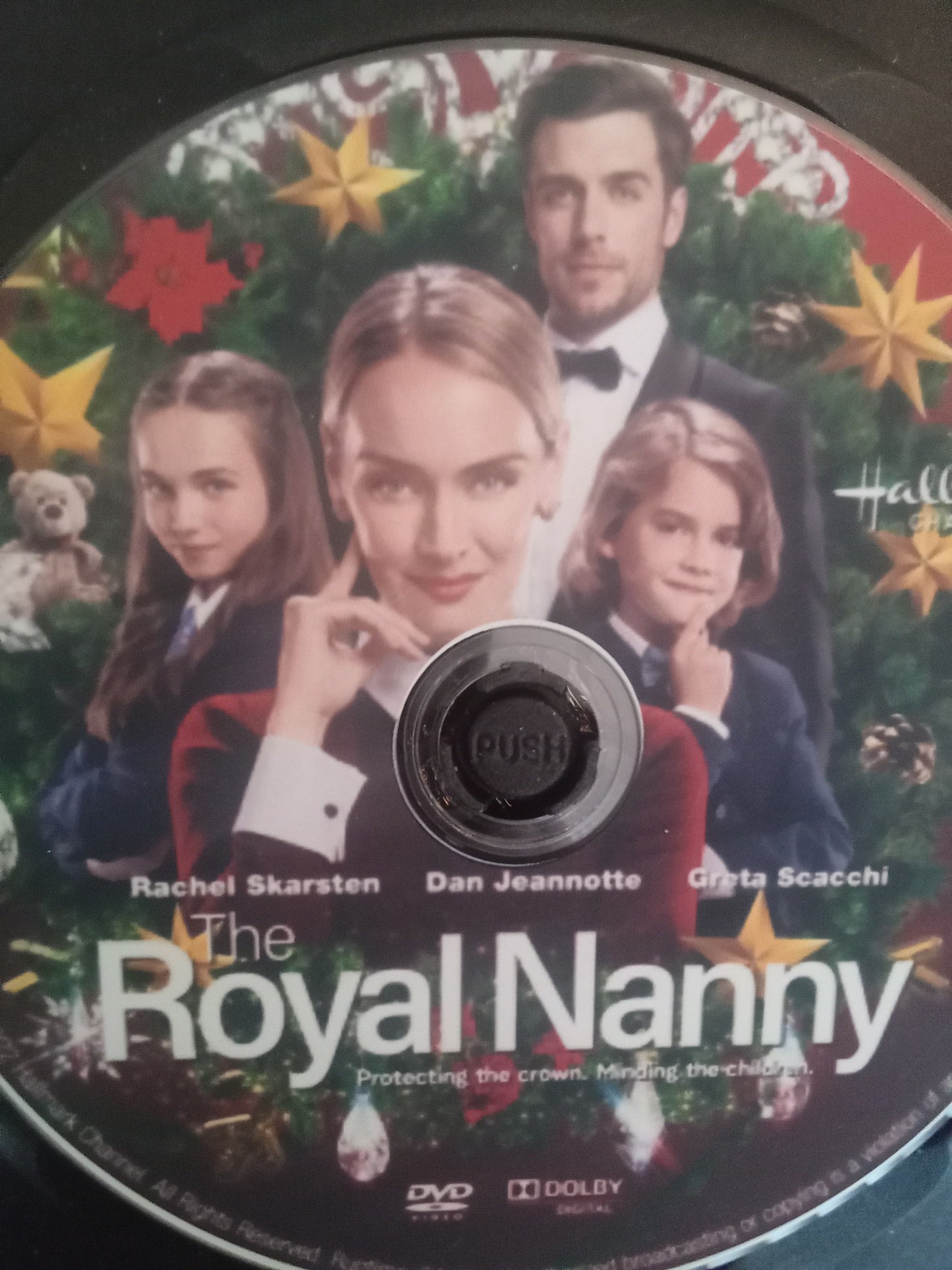 The Royal Nanny (2022) DVD with Rachel Skarsten in a DVD CASE with COVER ART